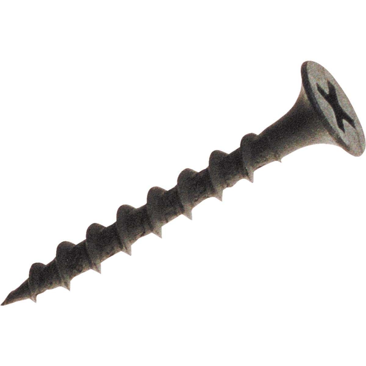 Picture of Grip-Rite Coarse Thread Black Phosphate Drywall Screw - #6x1-1/4"
