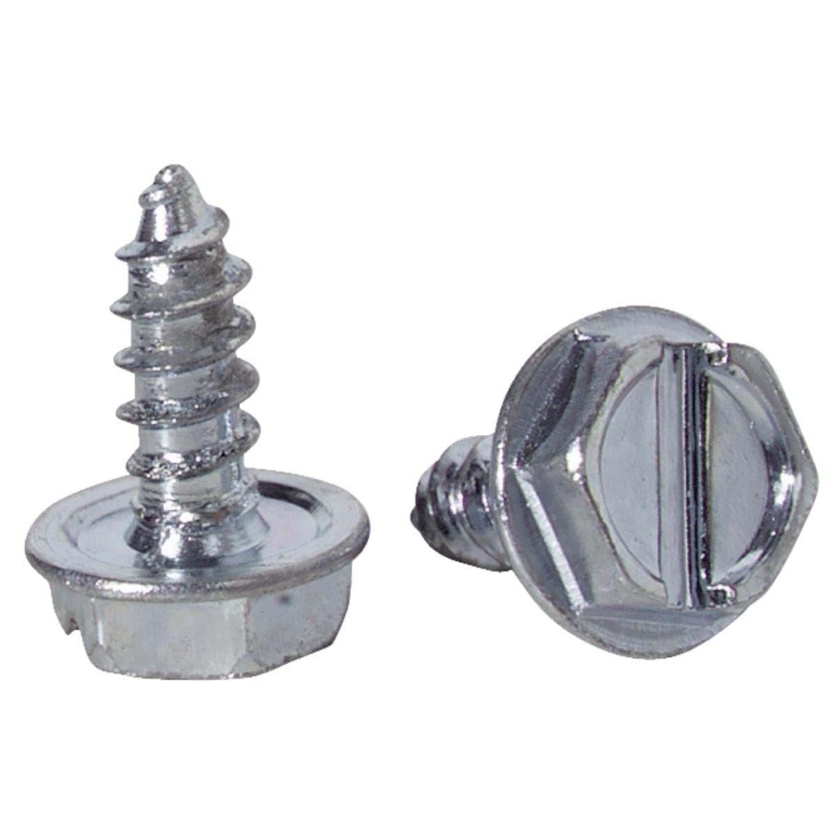 Picture of Hillman The Fastener Center Slotted Hex Washer Head Zinc Sheet Metal Screw - #6x3/8"