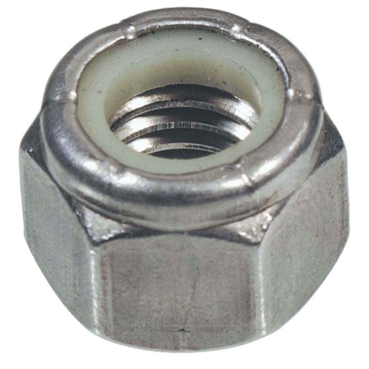 Picture of Hillman Stainless Steel Course Thread Nylon Insert Lock Nut - 1/2"x13tpi