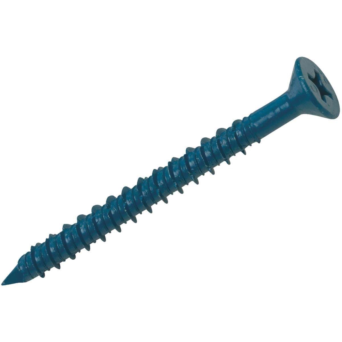 Picture of Hillman Tapper Flat Head Philips Concrete Screw Anchor - 1/4"x3-3/4"