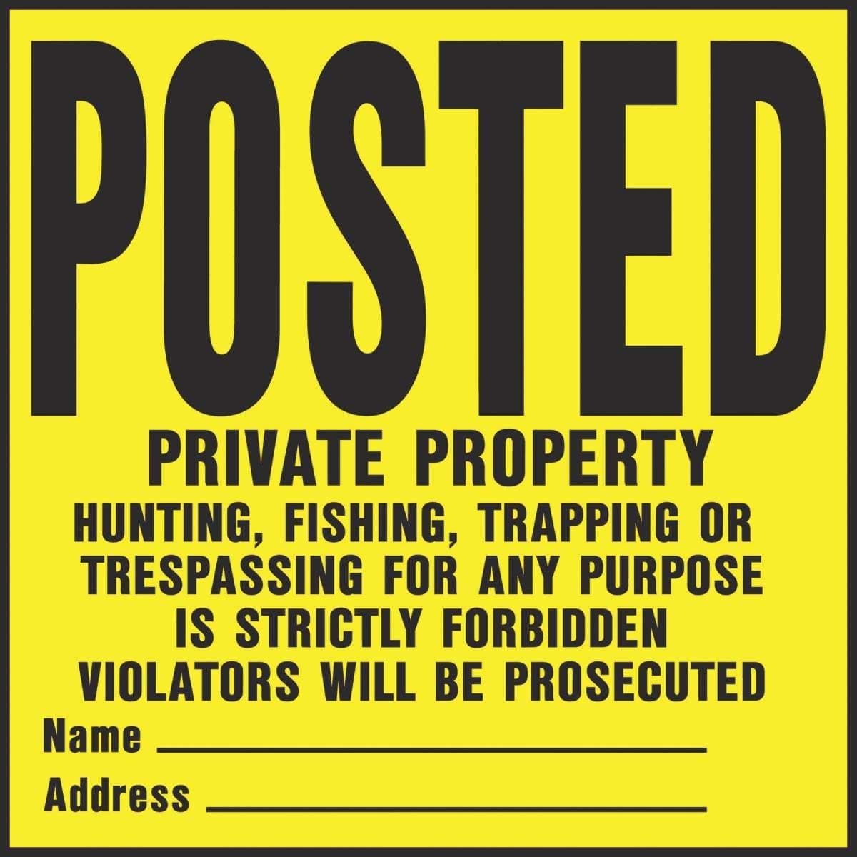 Picture of Hy-Ko Posted Private Property