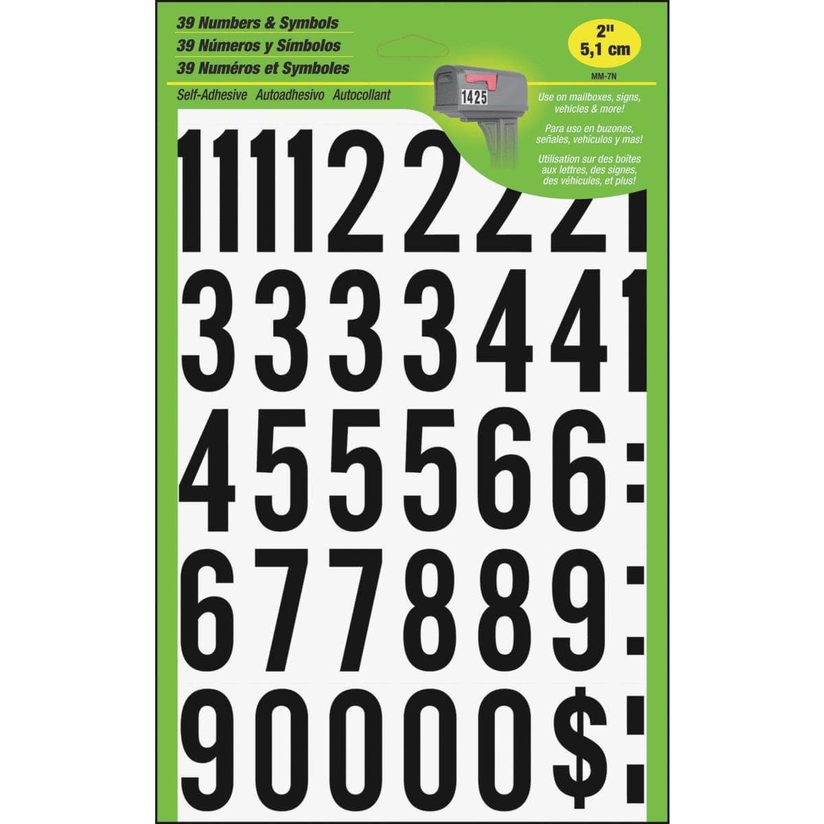 Picture of Hy-Ko Polyester Numbers