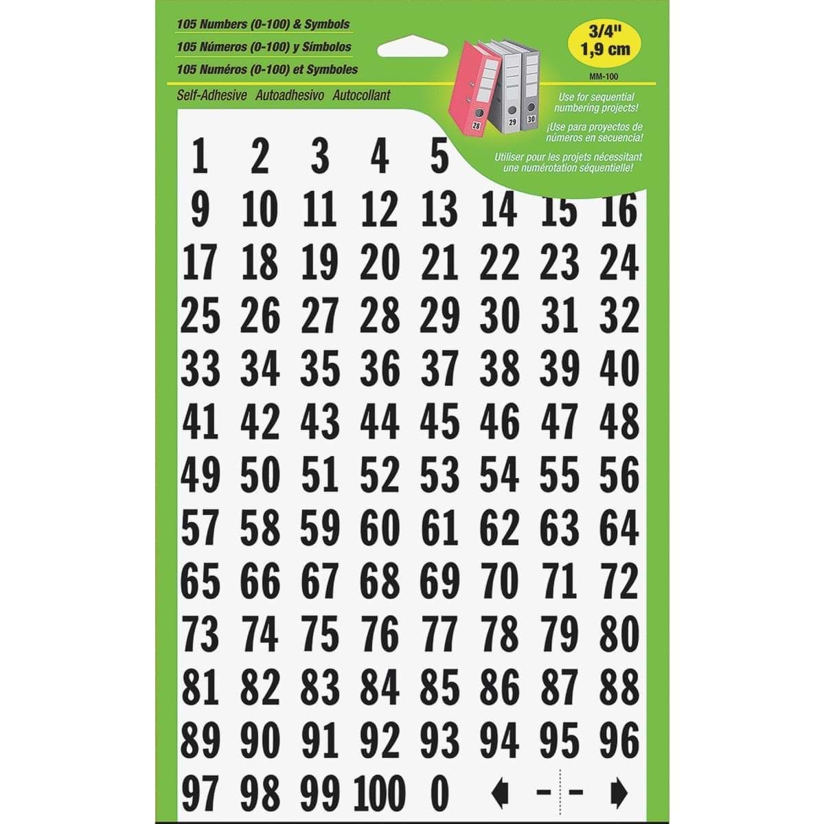 Picture of Hy-Ko Polyester Numbers