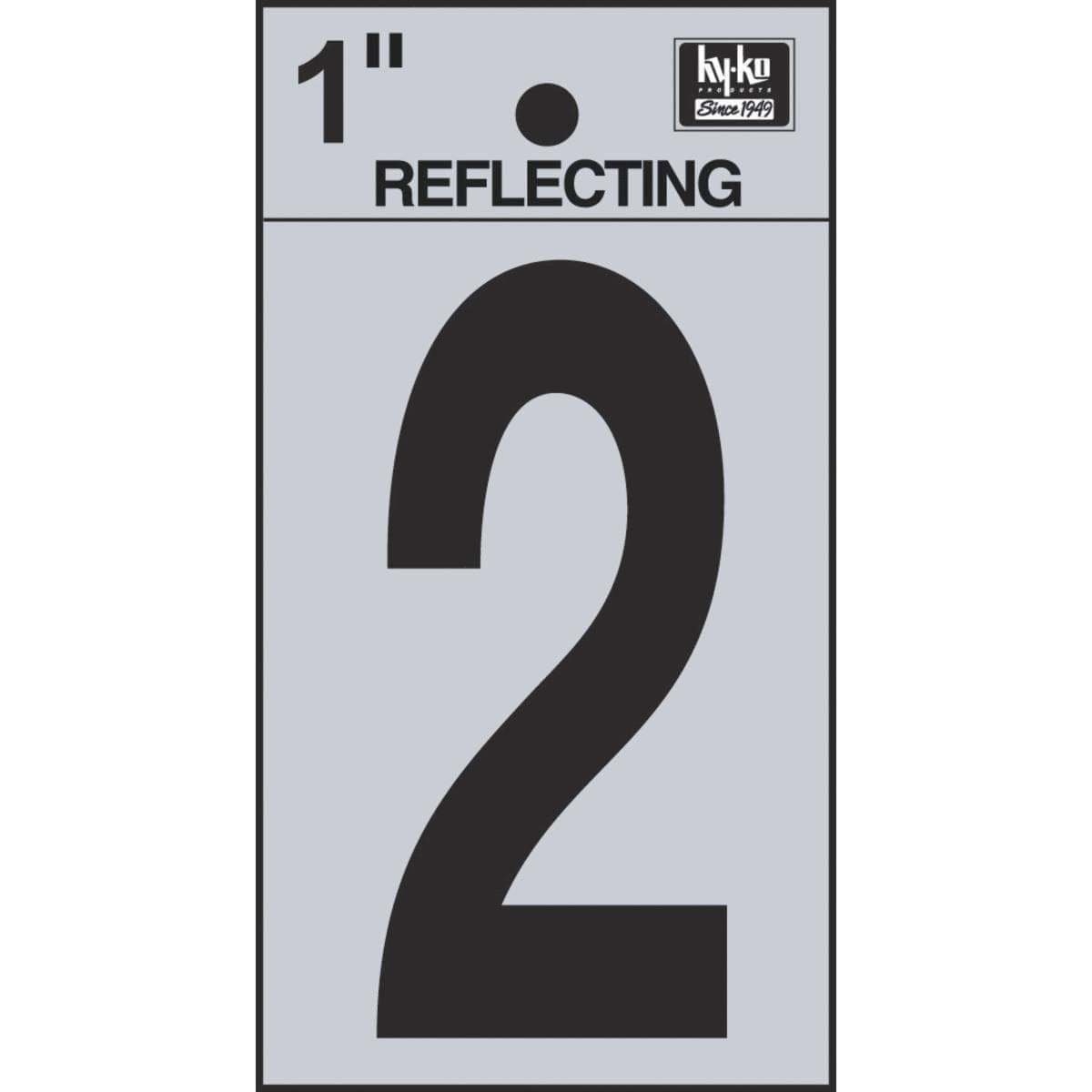 Picture of Hy-Ko 1 In. Reflective Numbers