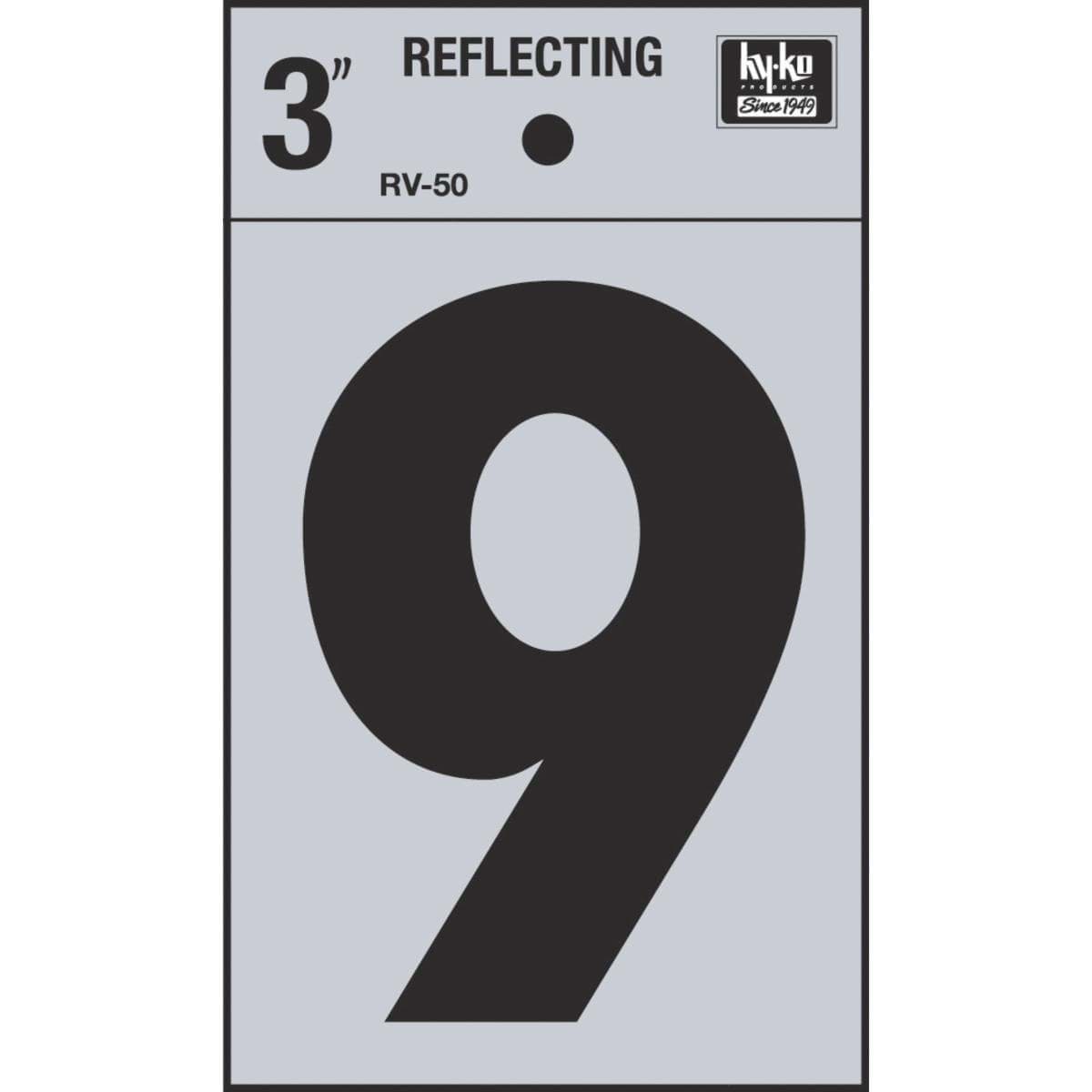 Picture of Hy-Ko 3 In. Reflective Numbers