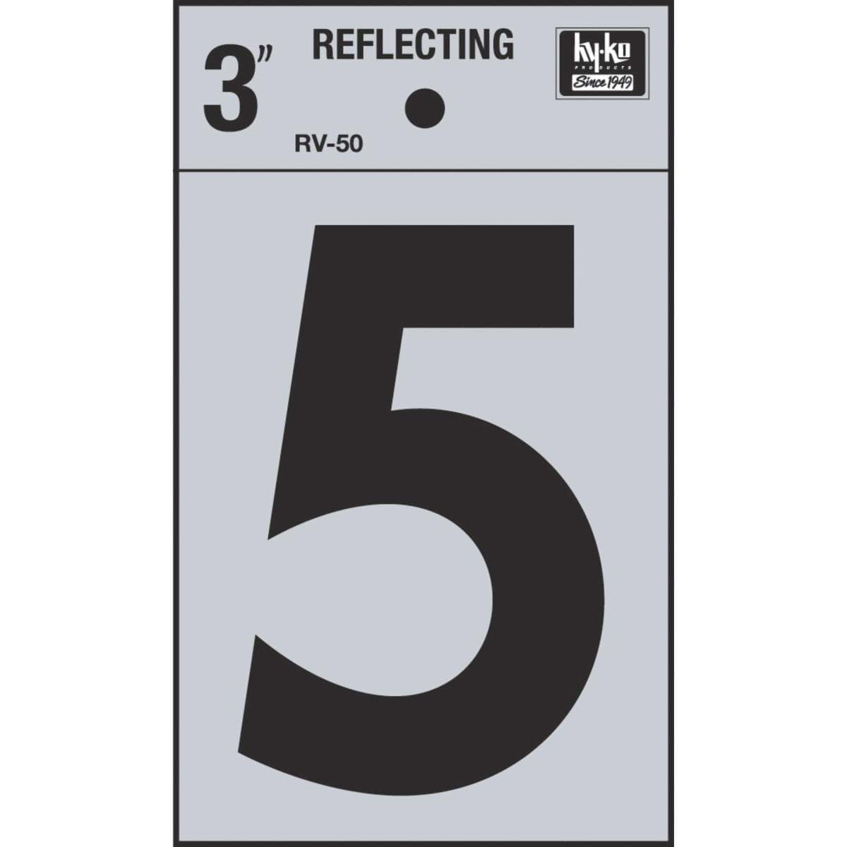 Picture of Hy-Ko 3 In. Reflective Numbers