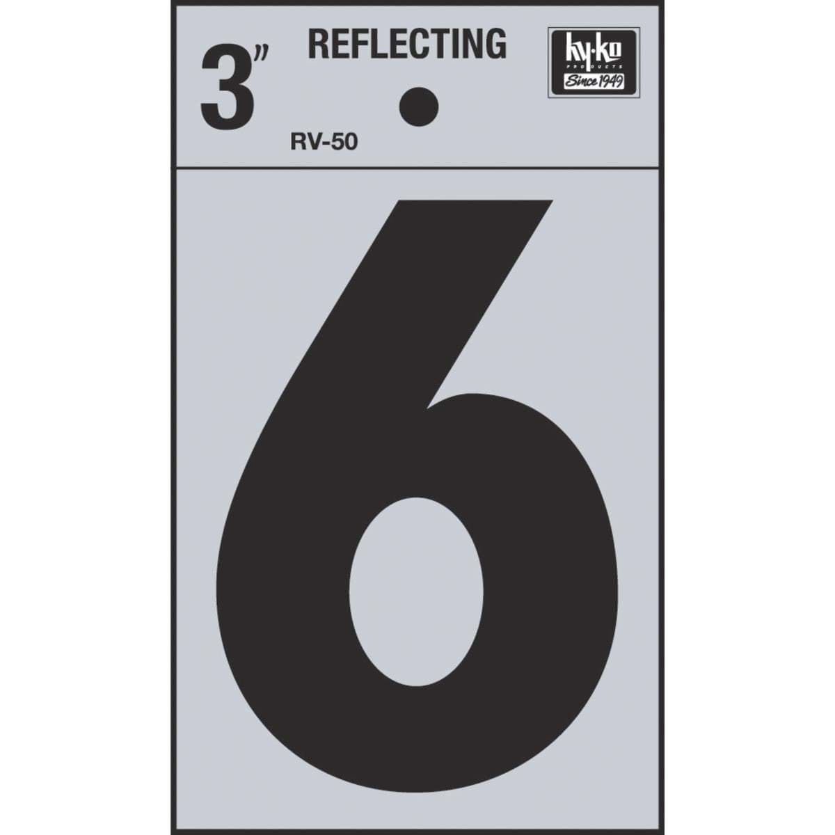 Picture of Hy-Ko 3 In. Reflective Numbers