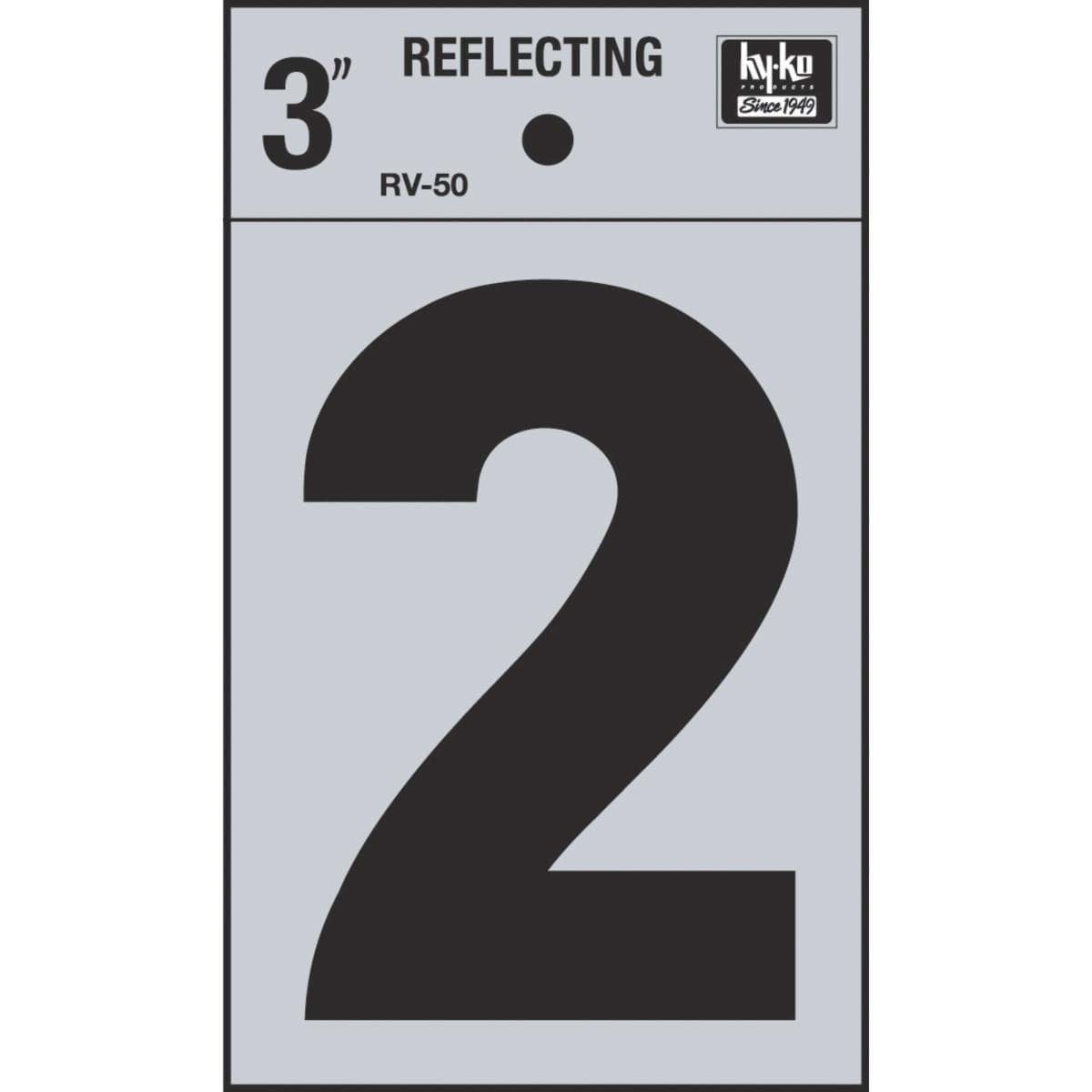 Picture of Hy-Ko 3 In. Reflective Numbers