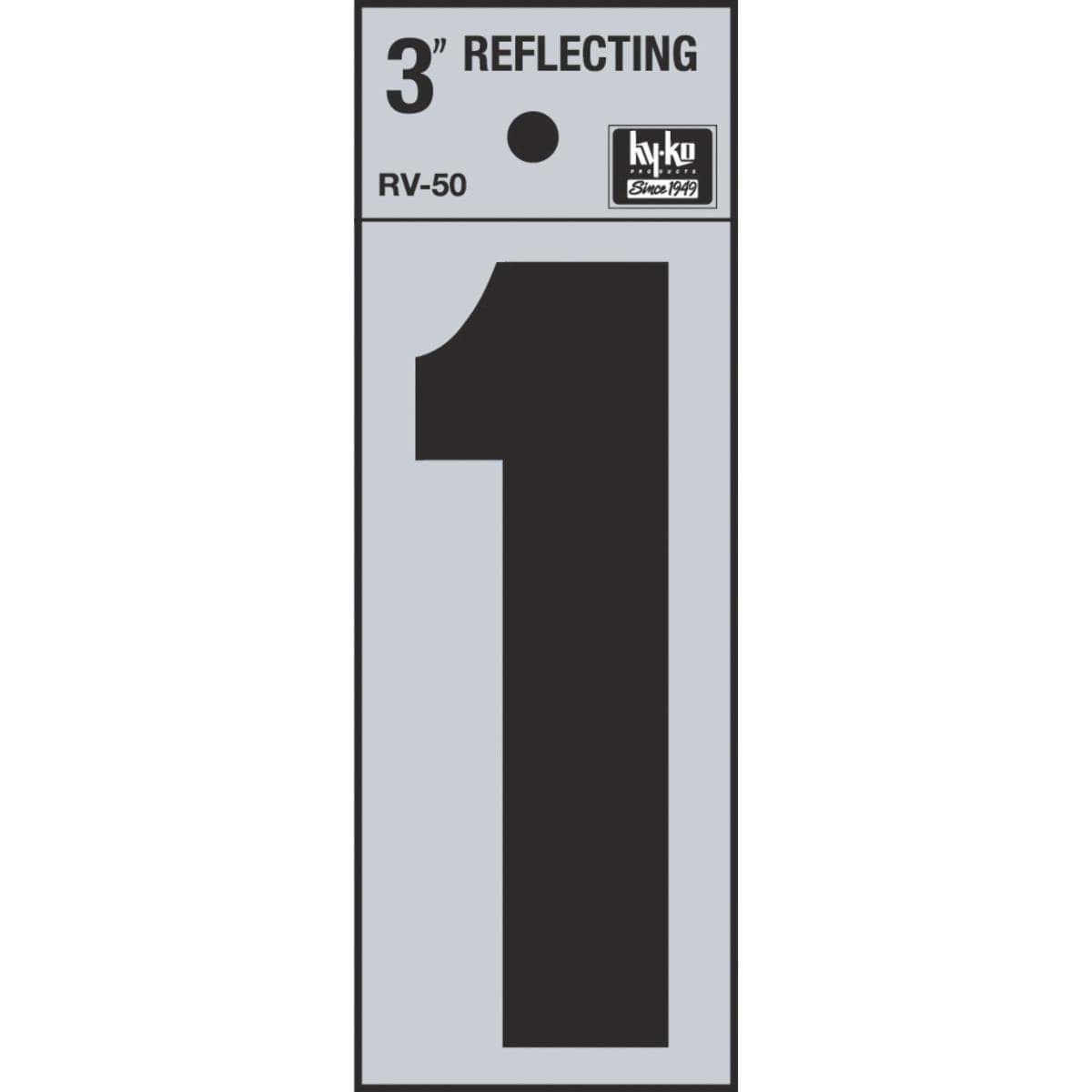 Picture of Hy-Ko 3 In. Reflective Numbers