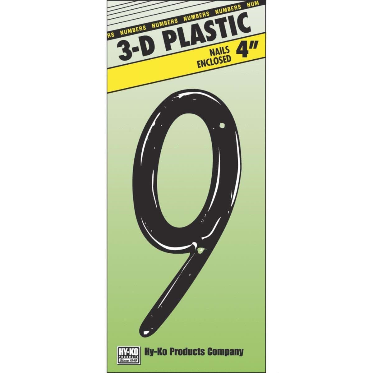 Picture of Hy-Ko 4 In. Plastic Script Style Numbers