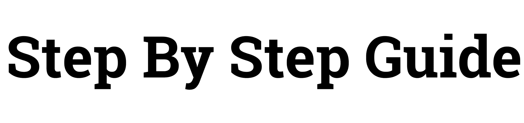 Picture for manufacturer Step By Step Guide