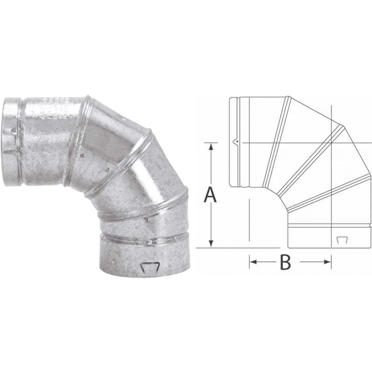 Picture of SELKIRK RV Gas Vent 90 Degree Adjustable Elbow