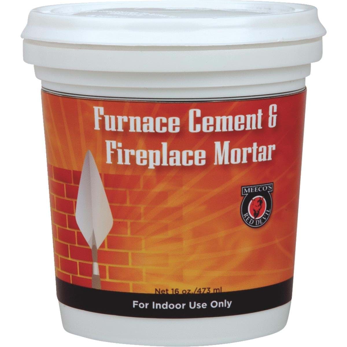 Picture of Meeco's Red Devil Furnace Cement & Fireplace Mortar - 1/2 Pint