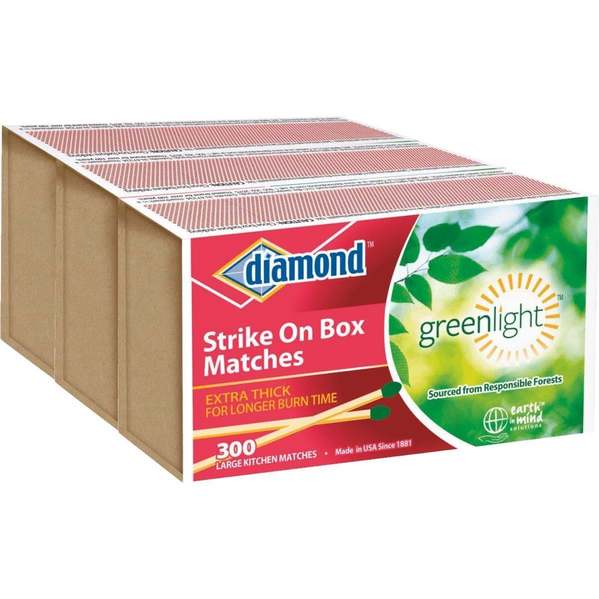 Picture of Diamond Strike on Box Kitchen Matches
