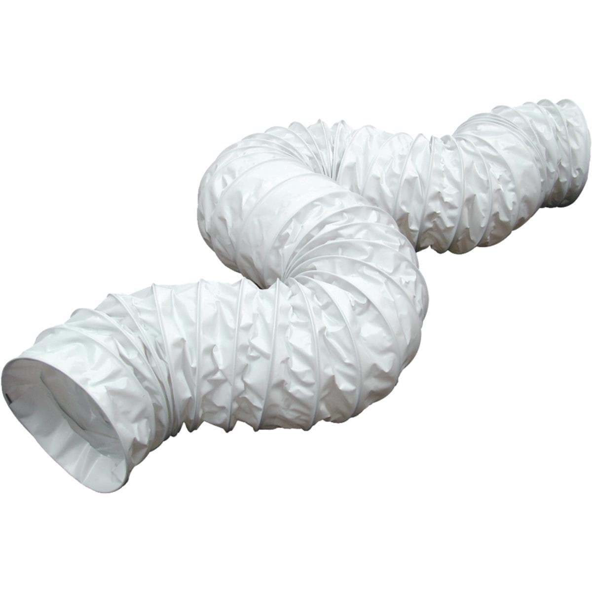 Picture of Lambro White Vinyl Flexible Ducting - 4" Dia x 8' L