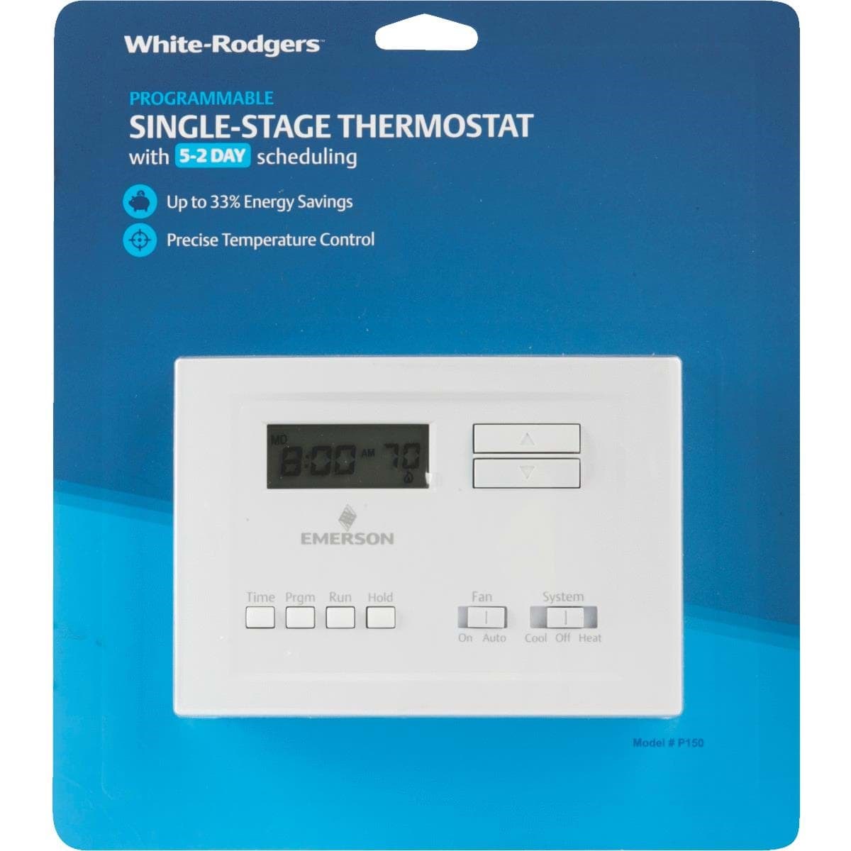 RopeSoapNDope. White Rodgers 52 Day Programmable Digital Thermostat