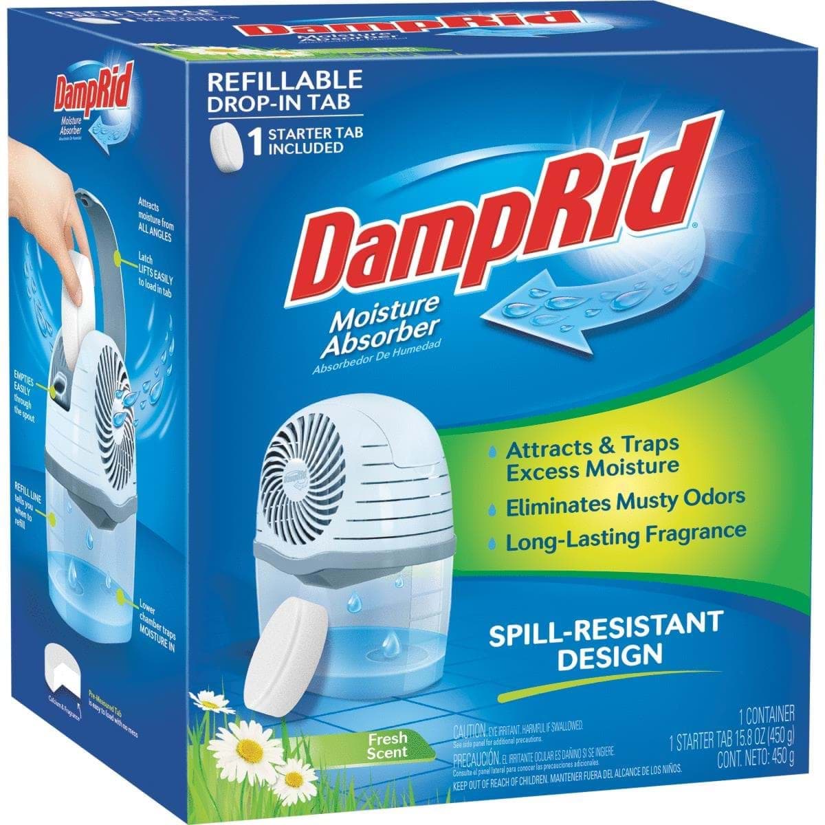 Picture of DampRid Spill Resistant Refillable Moisture Absorber