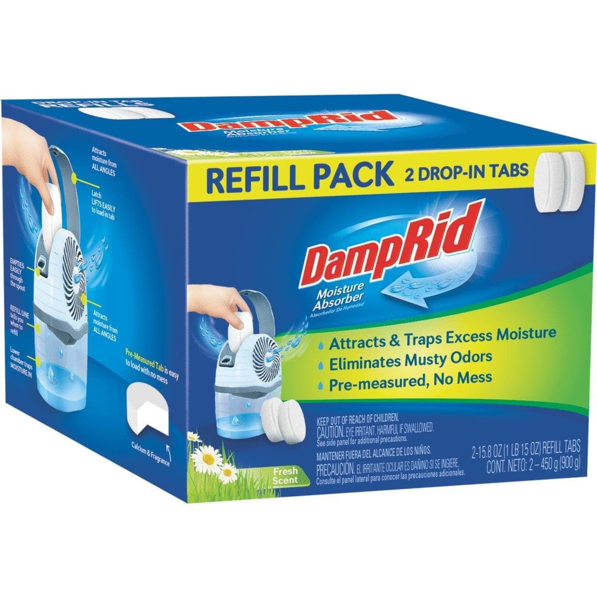 Picture of DampRid Spill Resistant Moisture Absorber Refill