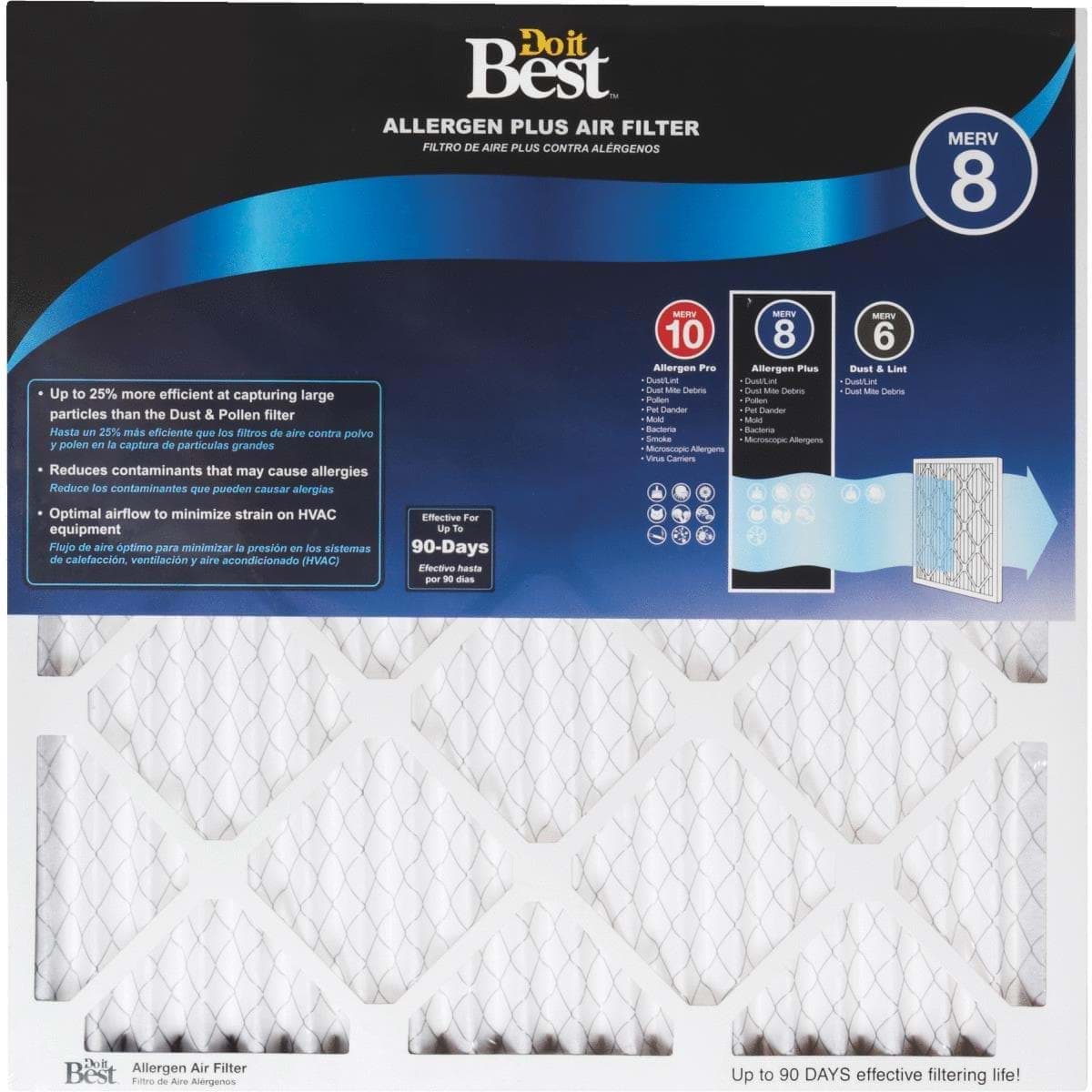 Picture of Do it Best Allergen Plus Air Conditioner & Furnace Filter - 20"x30"x1"