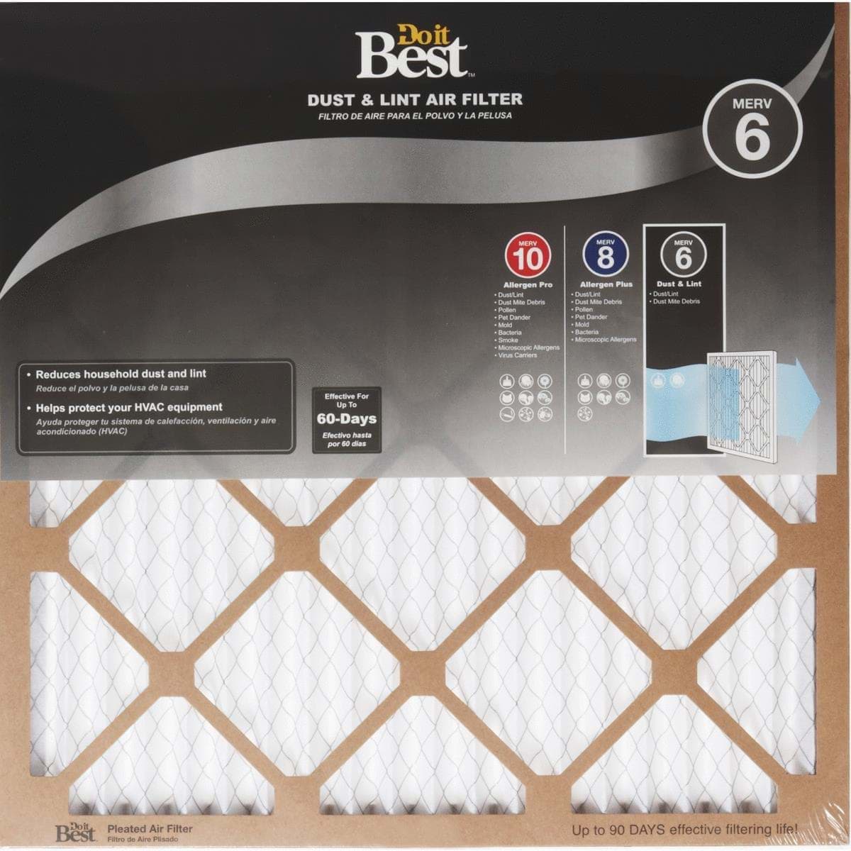 Picture of Do it Best Dust & Lint Air Conditioner & Furnace Filter - 16"x16"x1"