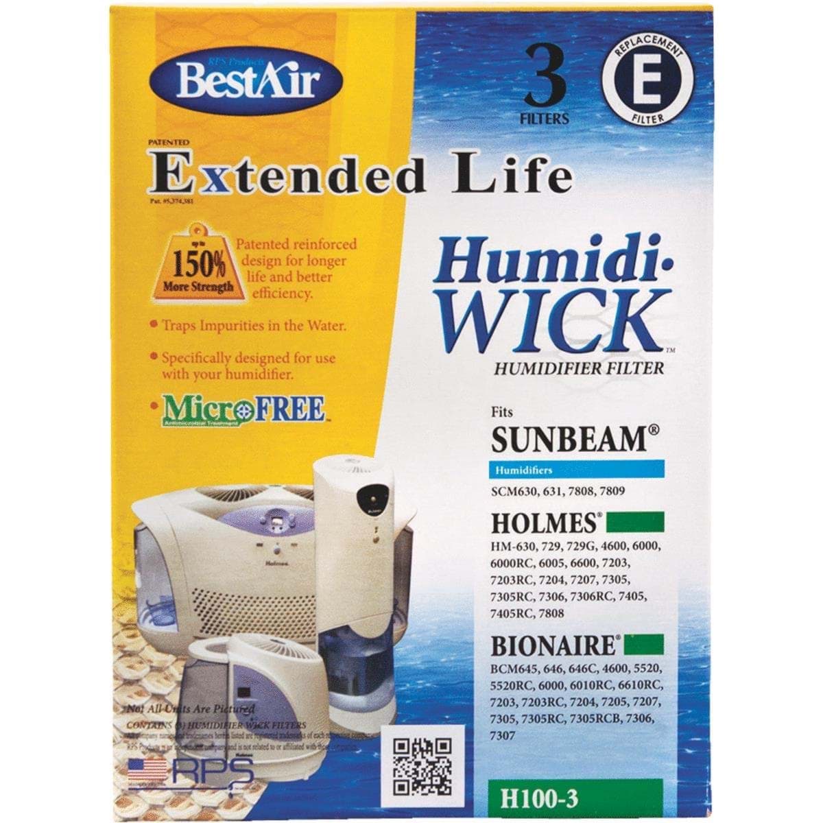 Picture of BestAir Extended Life Humidi-Wick Humidifier Wick Filter