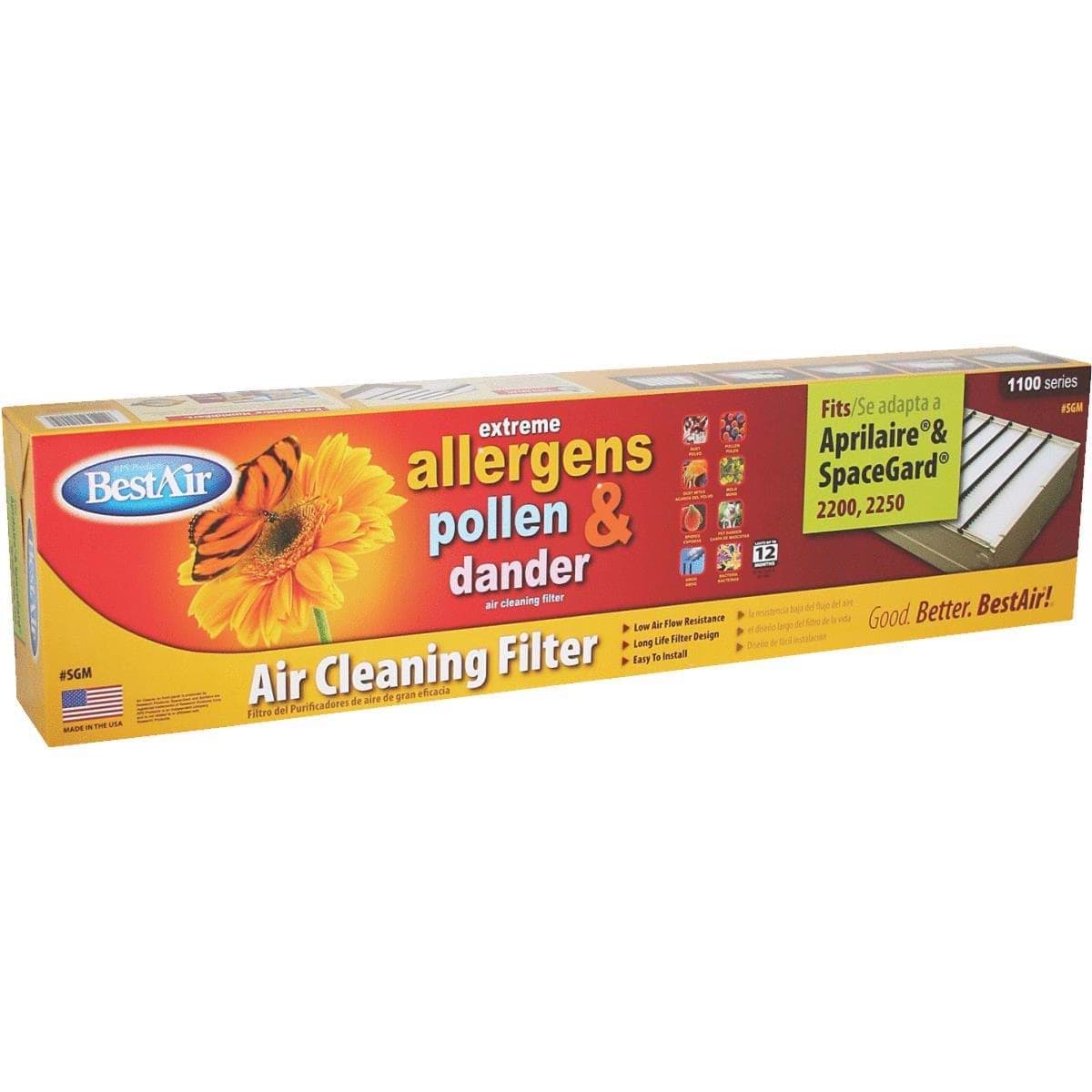Picture of BestAir Air Conditioner & Furnace Filter - 20"x25"x6"