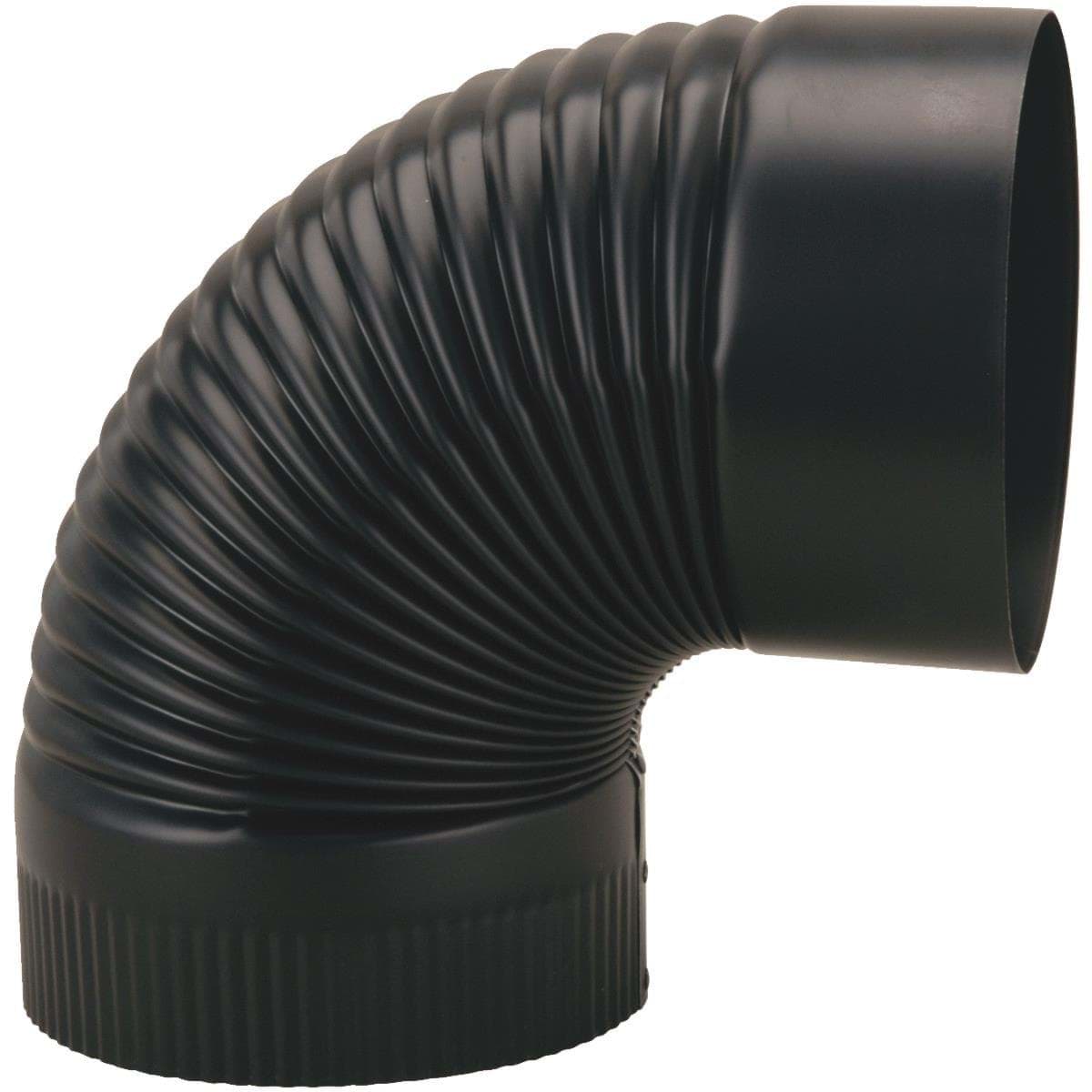 Picture of Black Crimped Elbow
