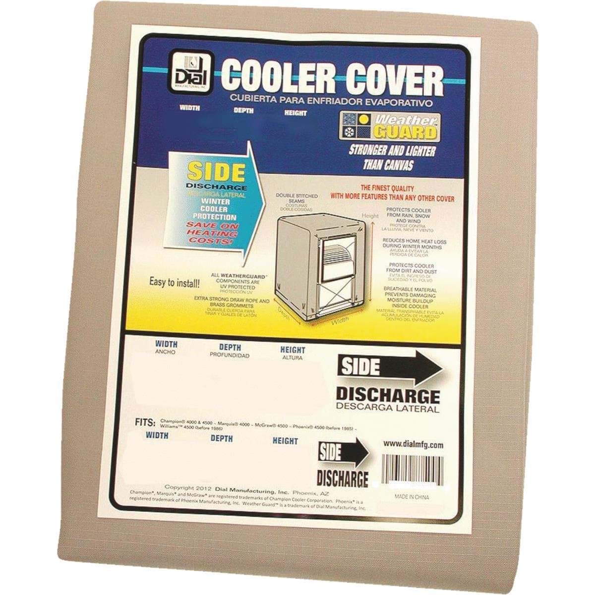 Picture of Dial Evaporative Cooler Cover - 37" x 37" x 45"