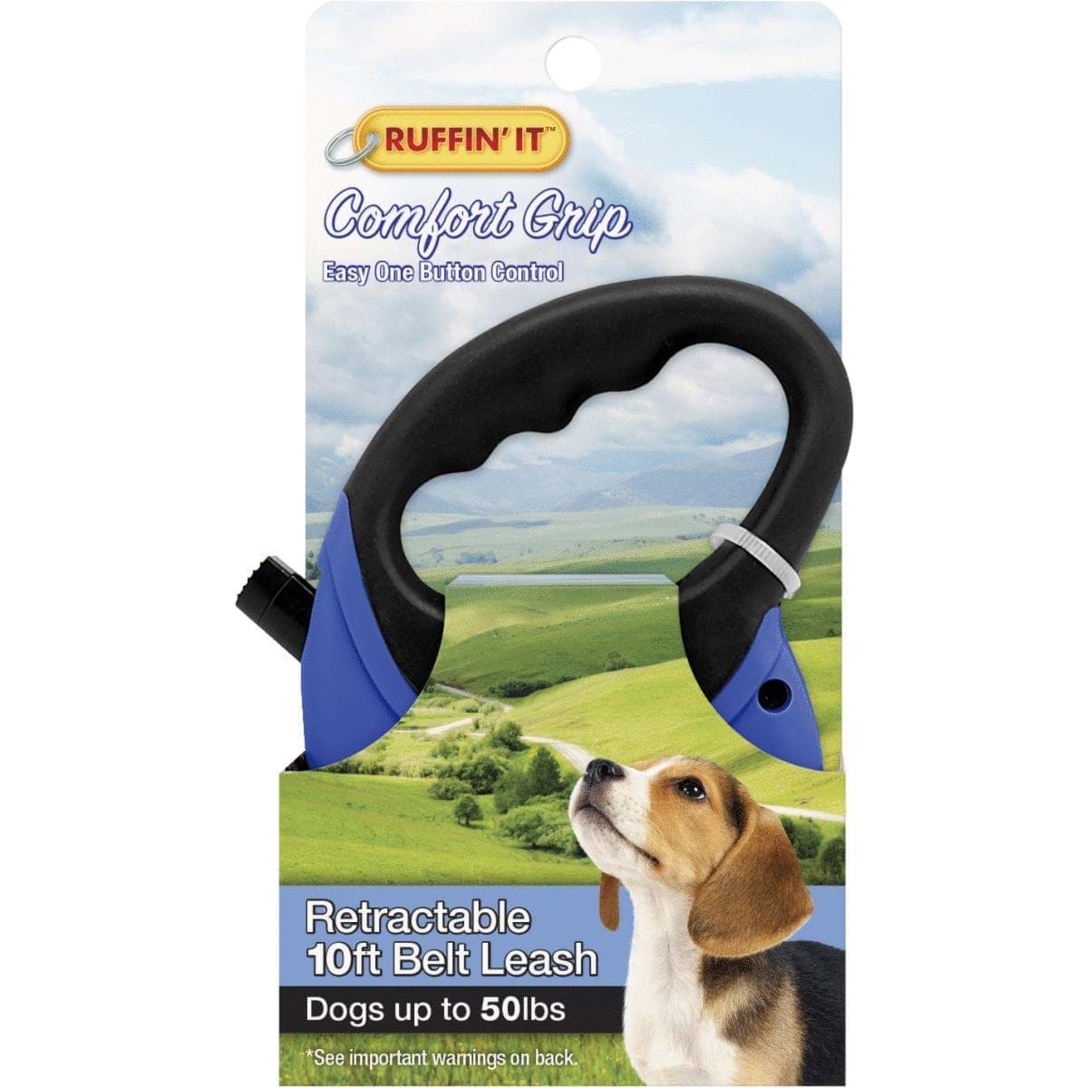 Picture of Westminster Pet Ruffin' it Retractable Leash With Comfort Grip Handle
