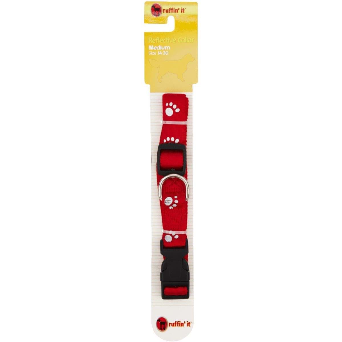 Picture of Paw Prints Reflective Dog Collar