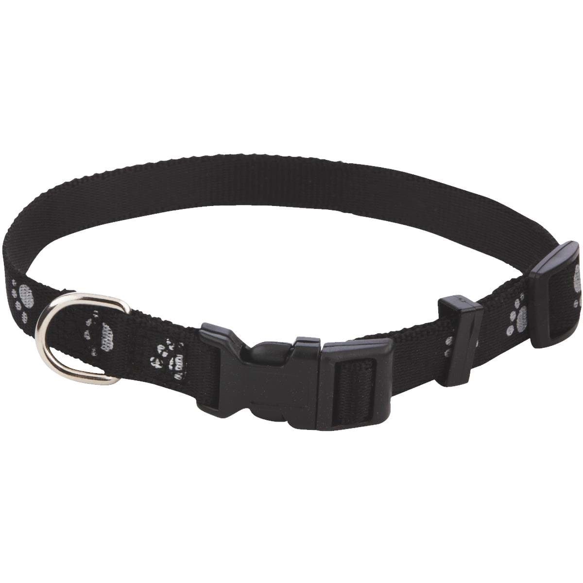 RopeSoapNDope. Paw Prints Reflective Dog Collar