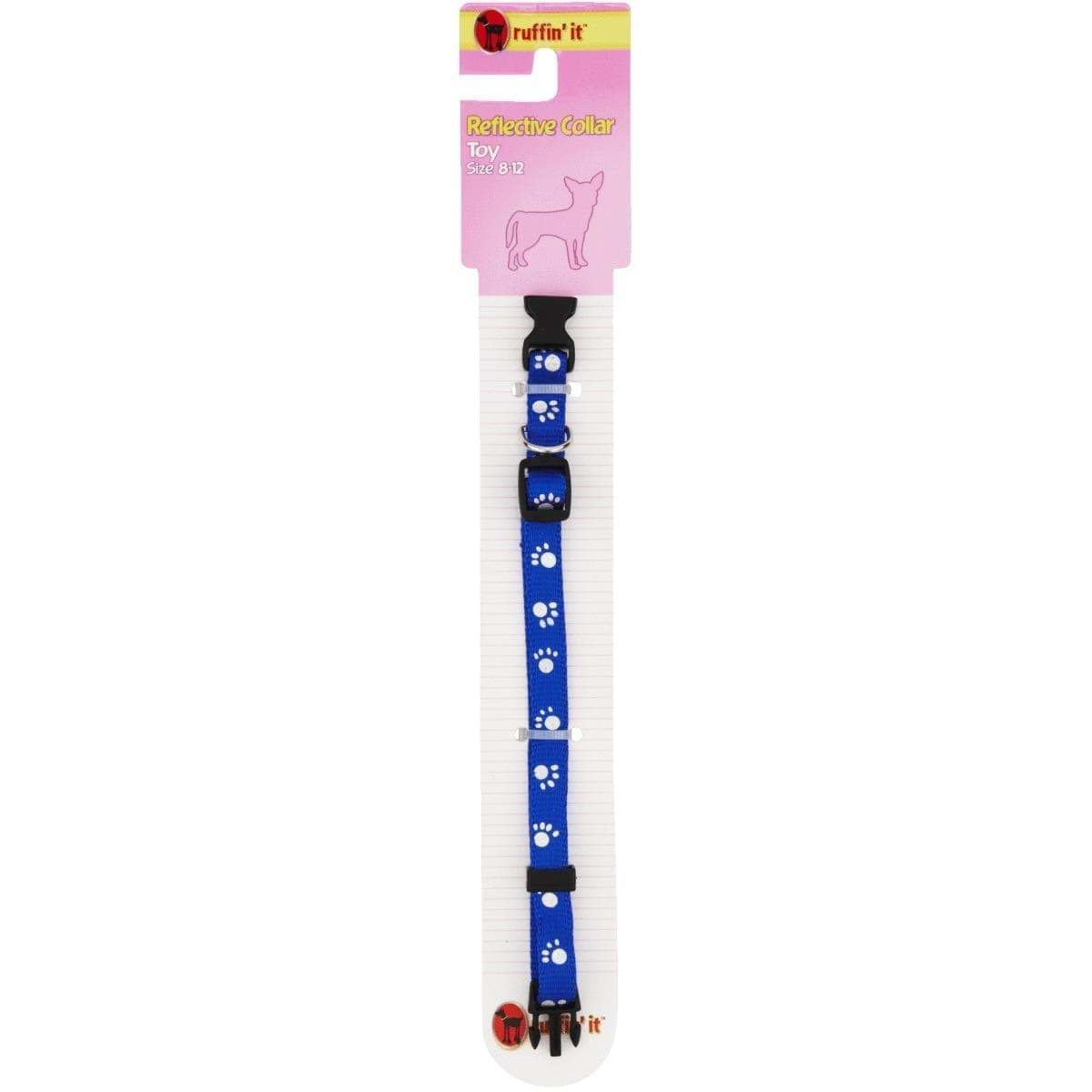 Picture of Paw Prints Reflective Dog Collar