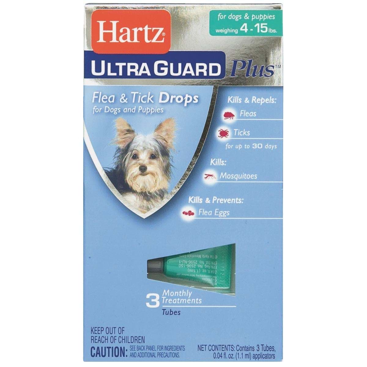 Picture of Hartz UltraGuard Plus Flea & Tick Treatment Drops For Dogs
