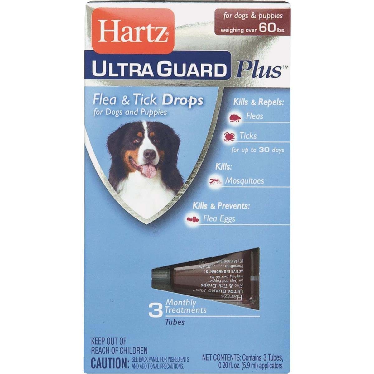 Picture of Hartz UltraGuard Plus Flea & Tick Treatment Drops For Dogs