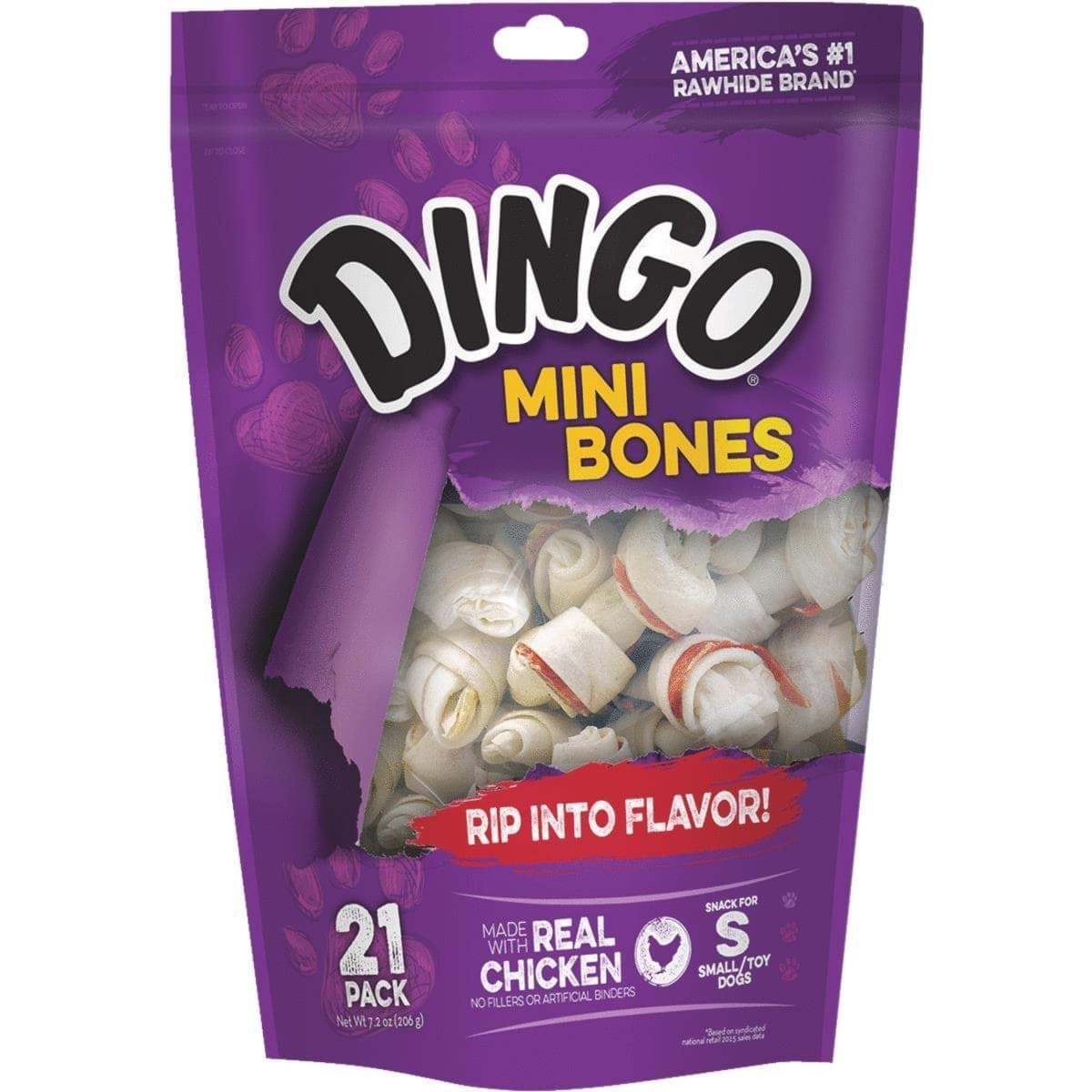 Picture of Dingo Rawhide Chew Bone Value Bag