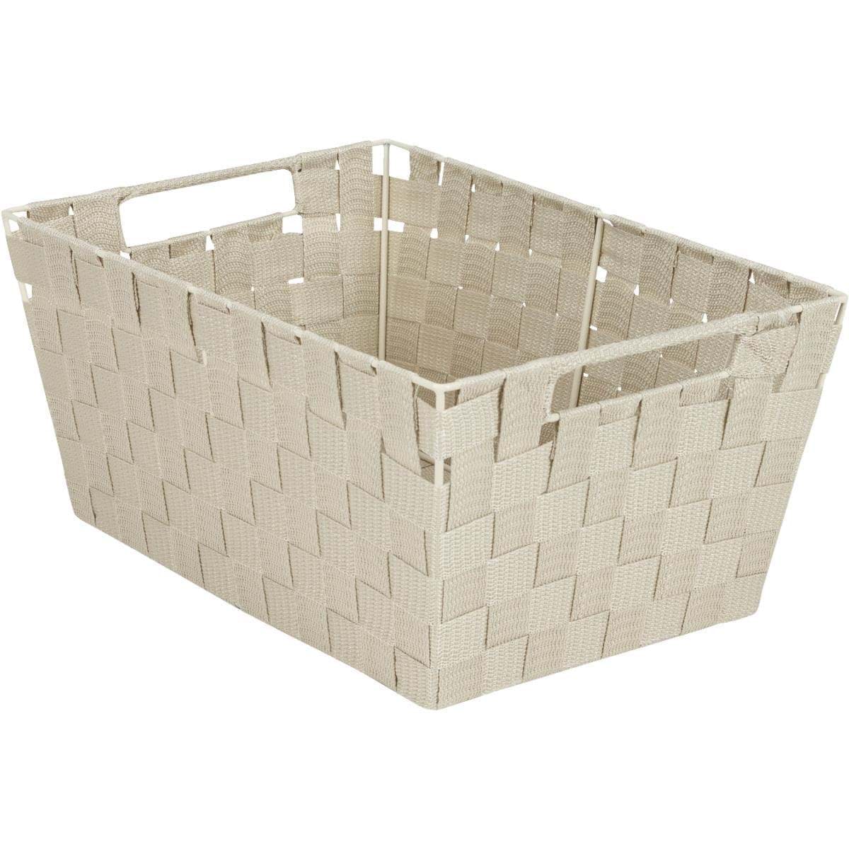 Picture of Home Impressions Woven Storage Basket With Handles