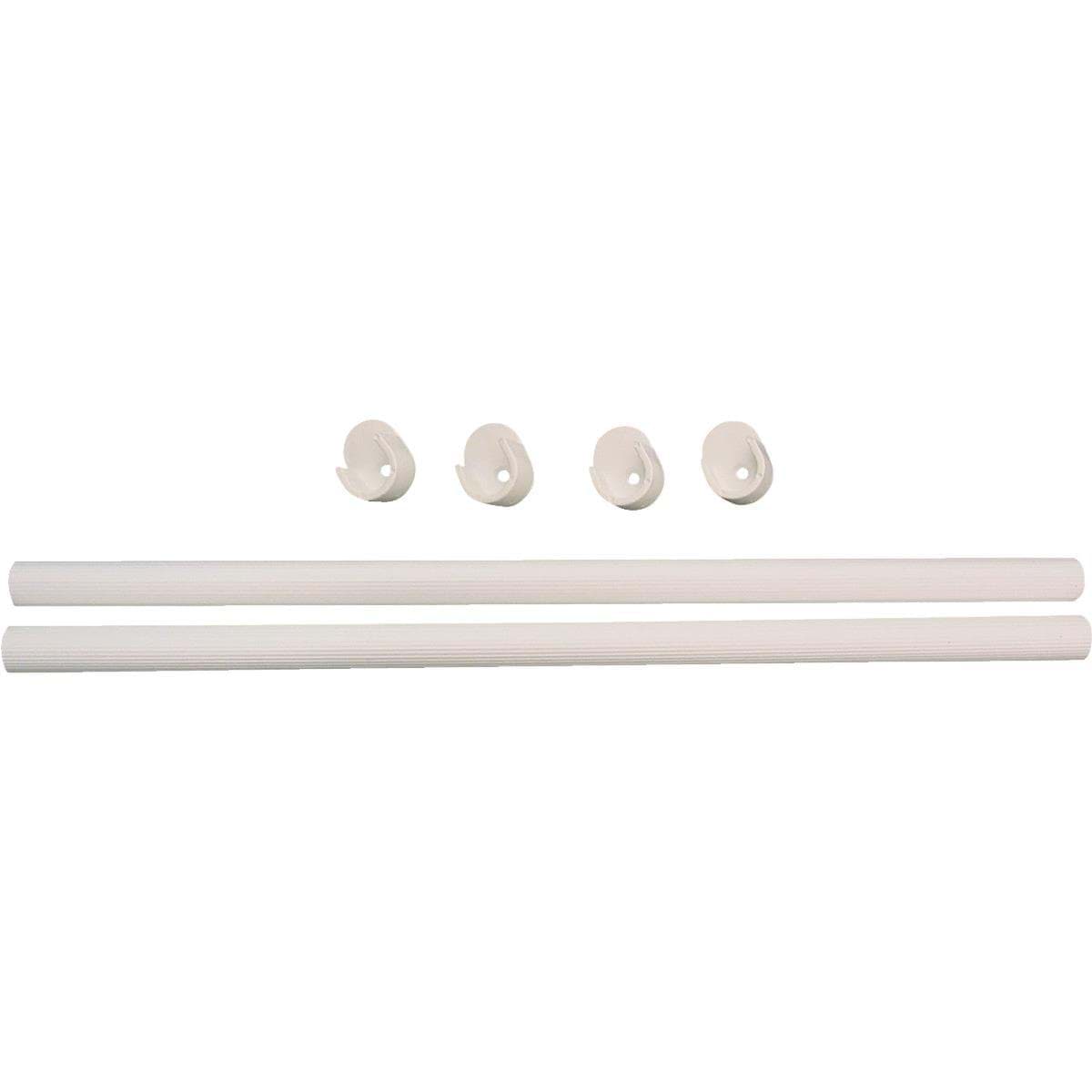 Picture of 3' Easy Track Closet Rod & Ends - White