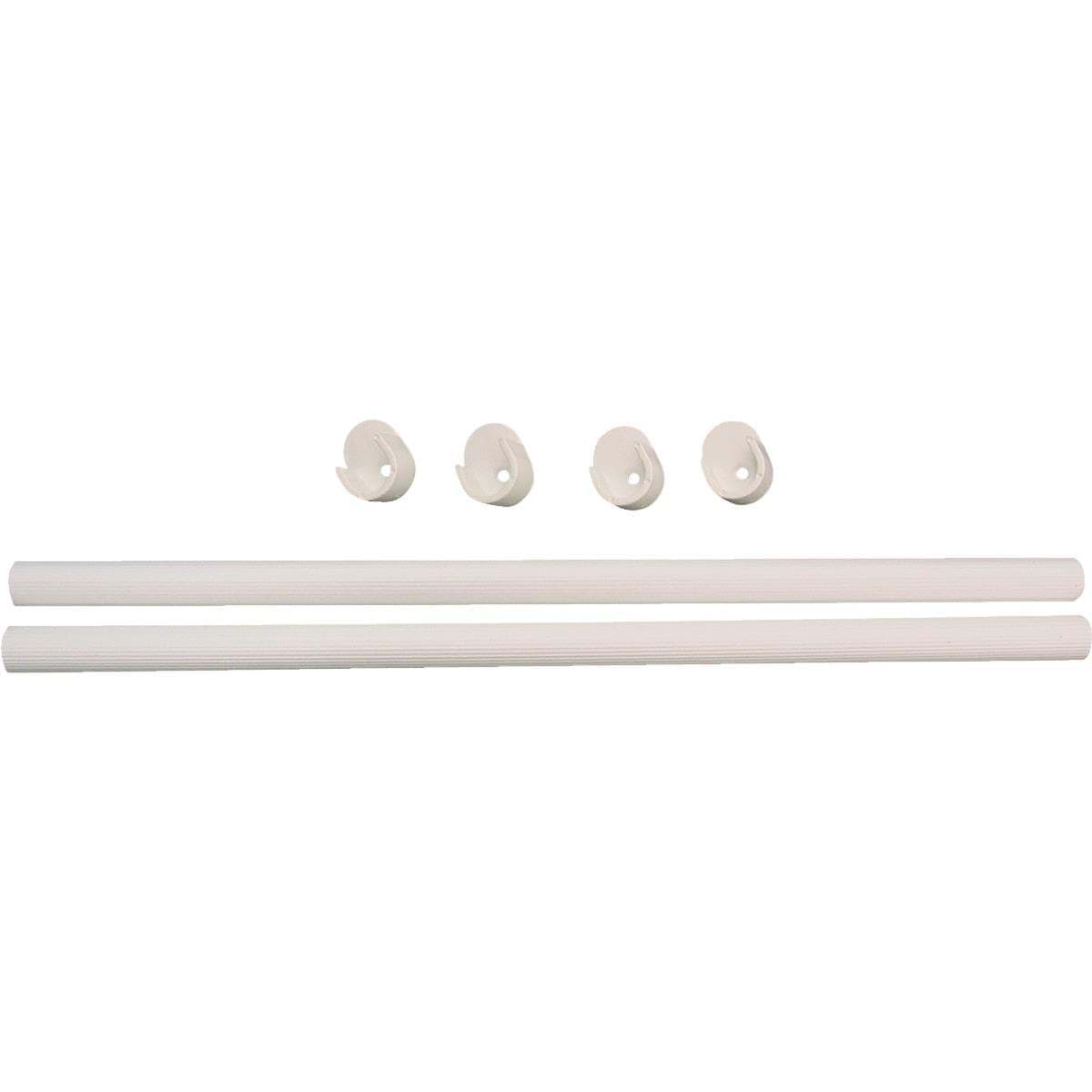 Picture of 2' Easy Track Closet Rod & Ends - White