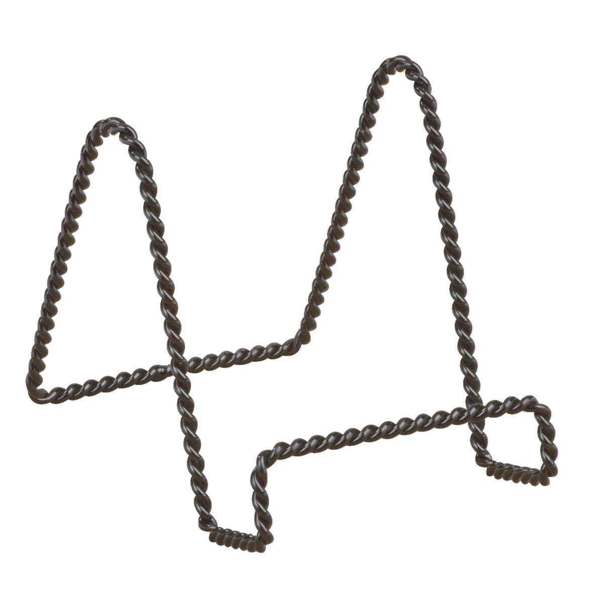 Picture of Tripar Twisted Black Wire Plate Stand
