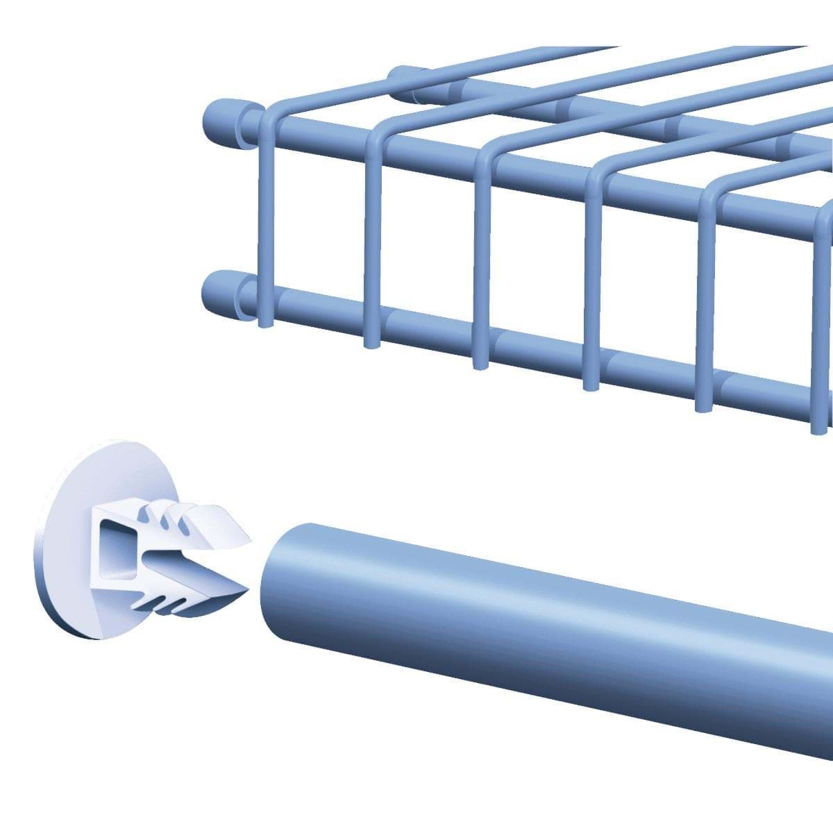 Picture of ClosetMaid SuperSlide Wire Shelf End Cap