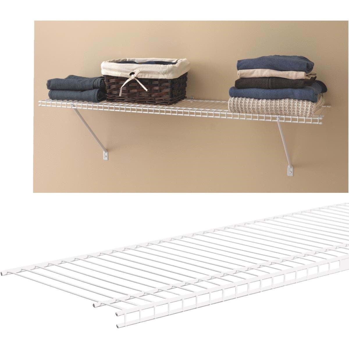 RopeSoapNDope. ClosetMaid SuperSlide Ventilated Closet Shelf