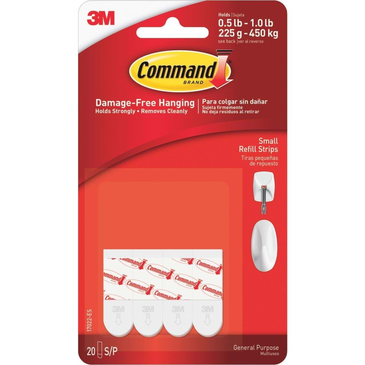 Picture of Command Adhesive Hook Replacement Mounting Strips