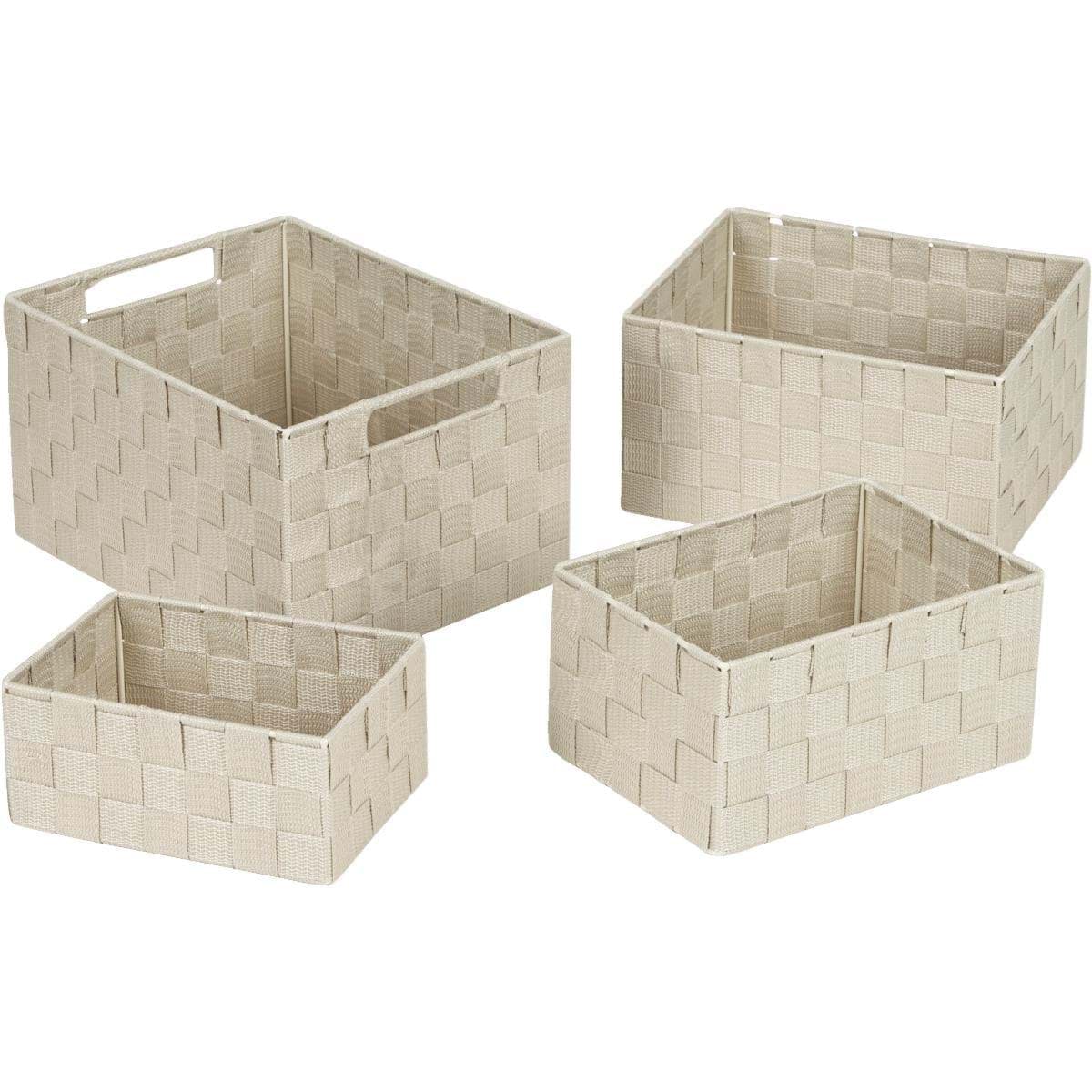 Picture of Home Impressions 4-Piece Woven Storage Basket Set