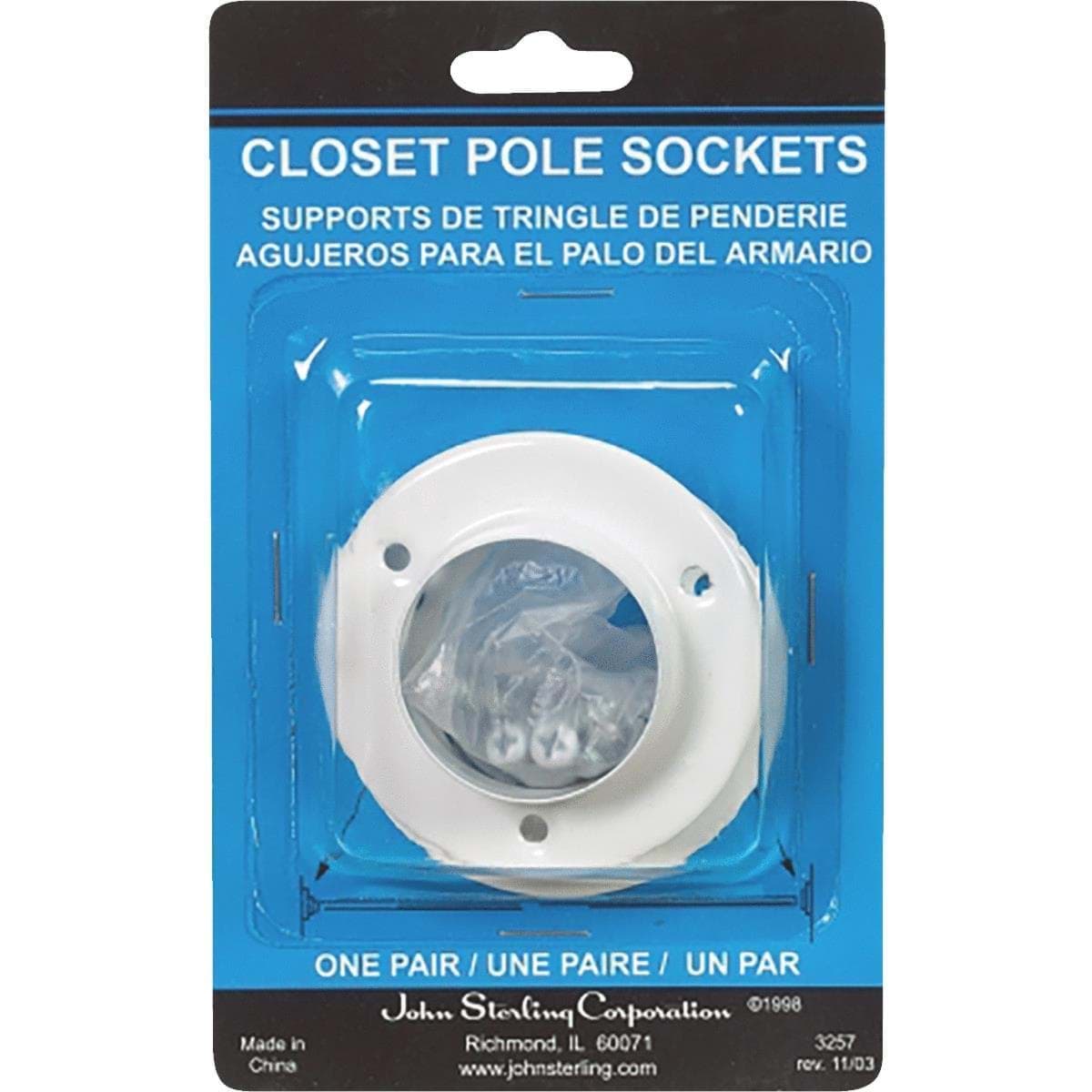Picture of John Sterling Closet-Pro 1-3/8 In. Closet Rod Socket