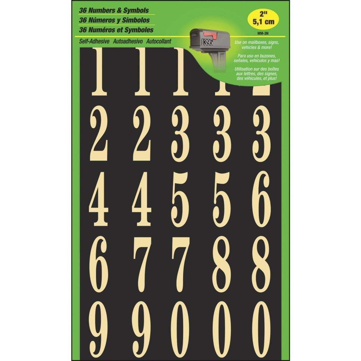 Picture of Hy-Ko Polyester Numbers