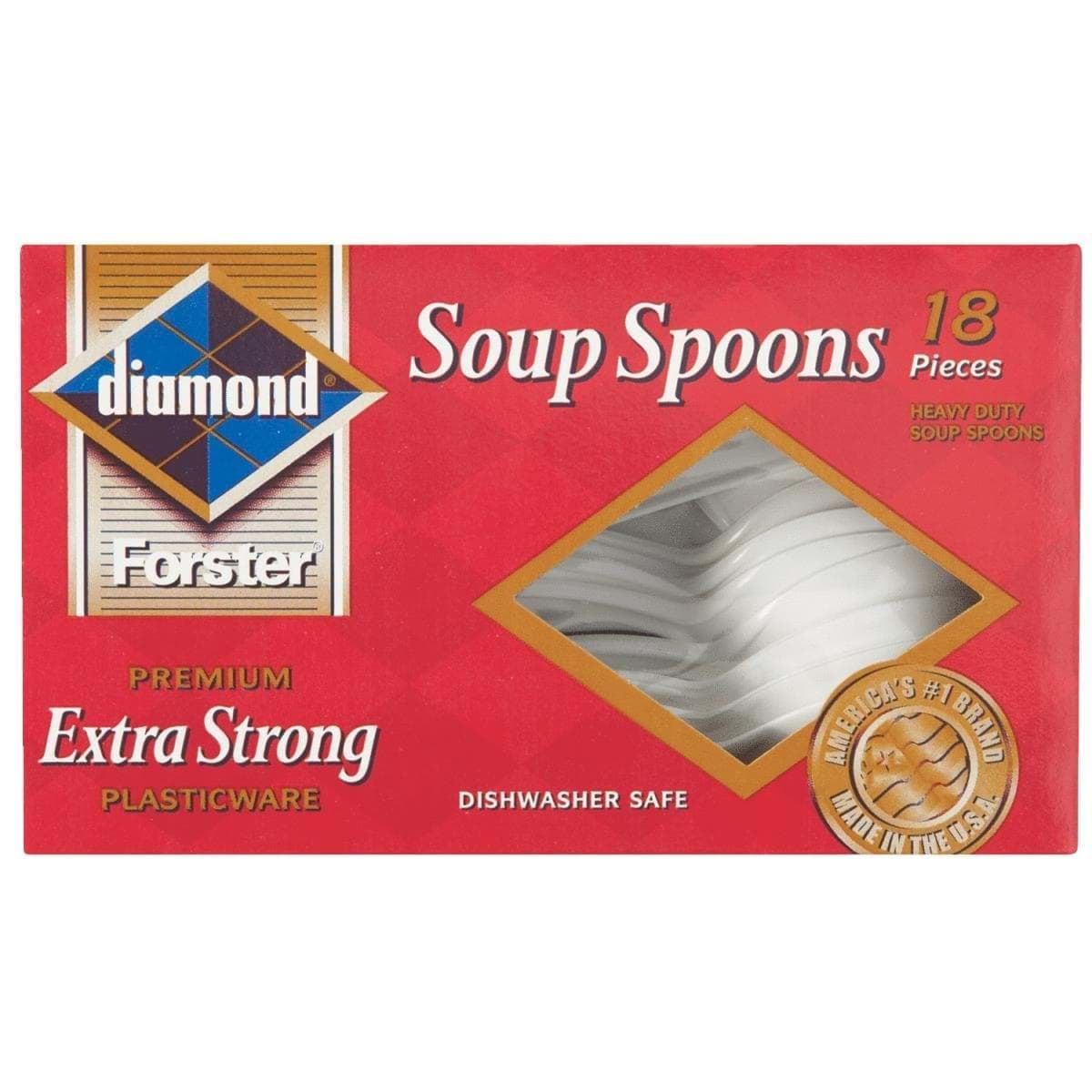 Picture of Heavy-duty Plastic Soup Spoons