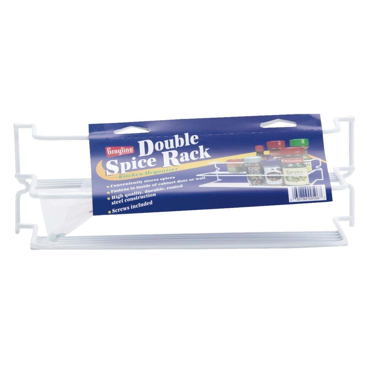 Picture of White Double Spice Rack