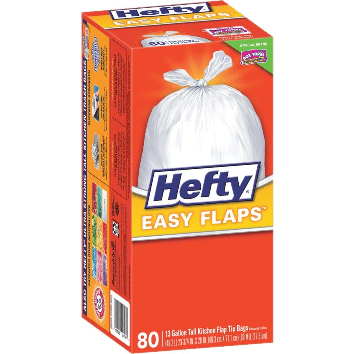 RopeSoapNDope. Hefty Easy Flaps Tall Kitchen Trash Bag