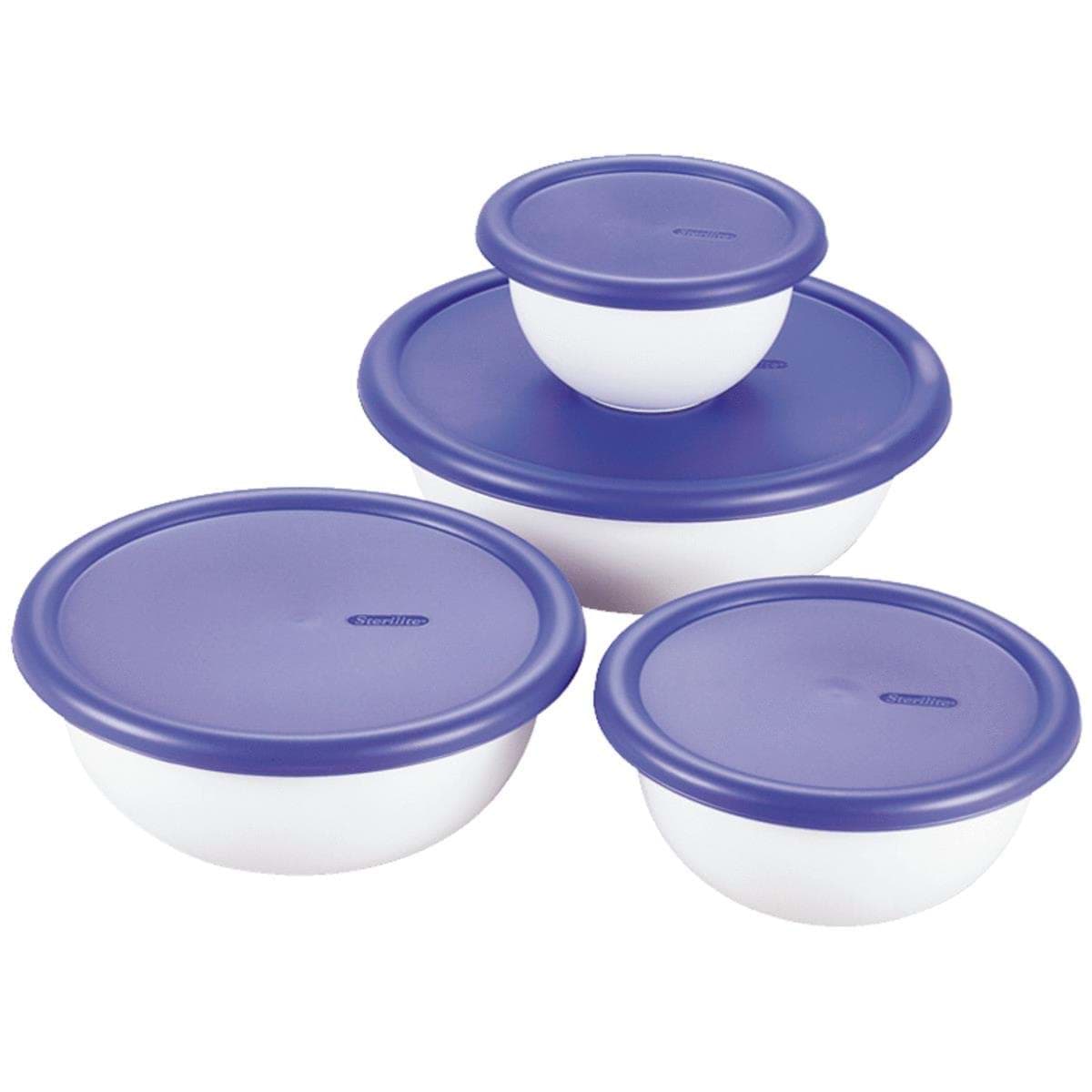 Picture of Sterilite 8-Piece Covered Bowl Set