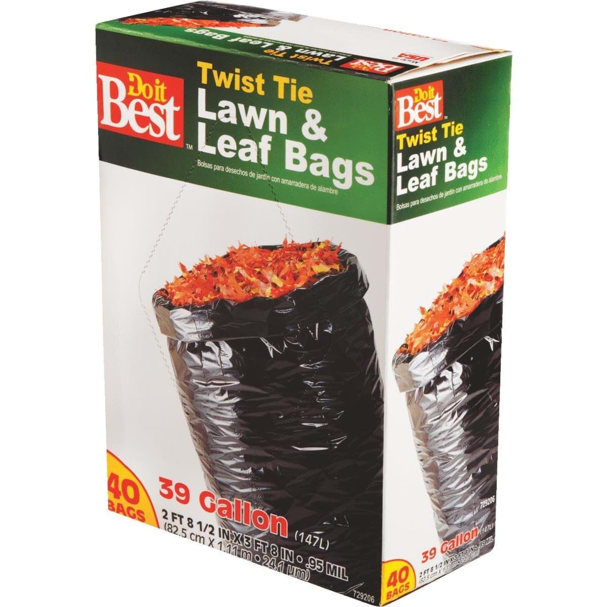 Picture of Do it Best Flap Tie Lawn & Leaf Bag